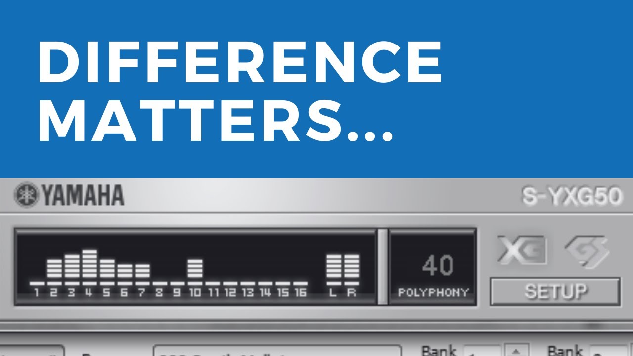 Testing Roland MIDIs on Yamaha S-YXG50 - GS (TG300B) vs GM(XG