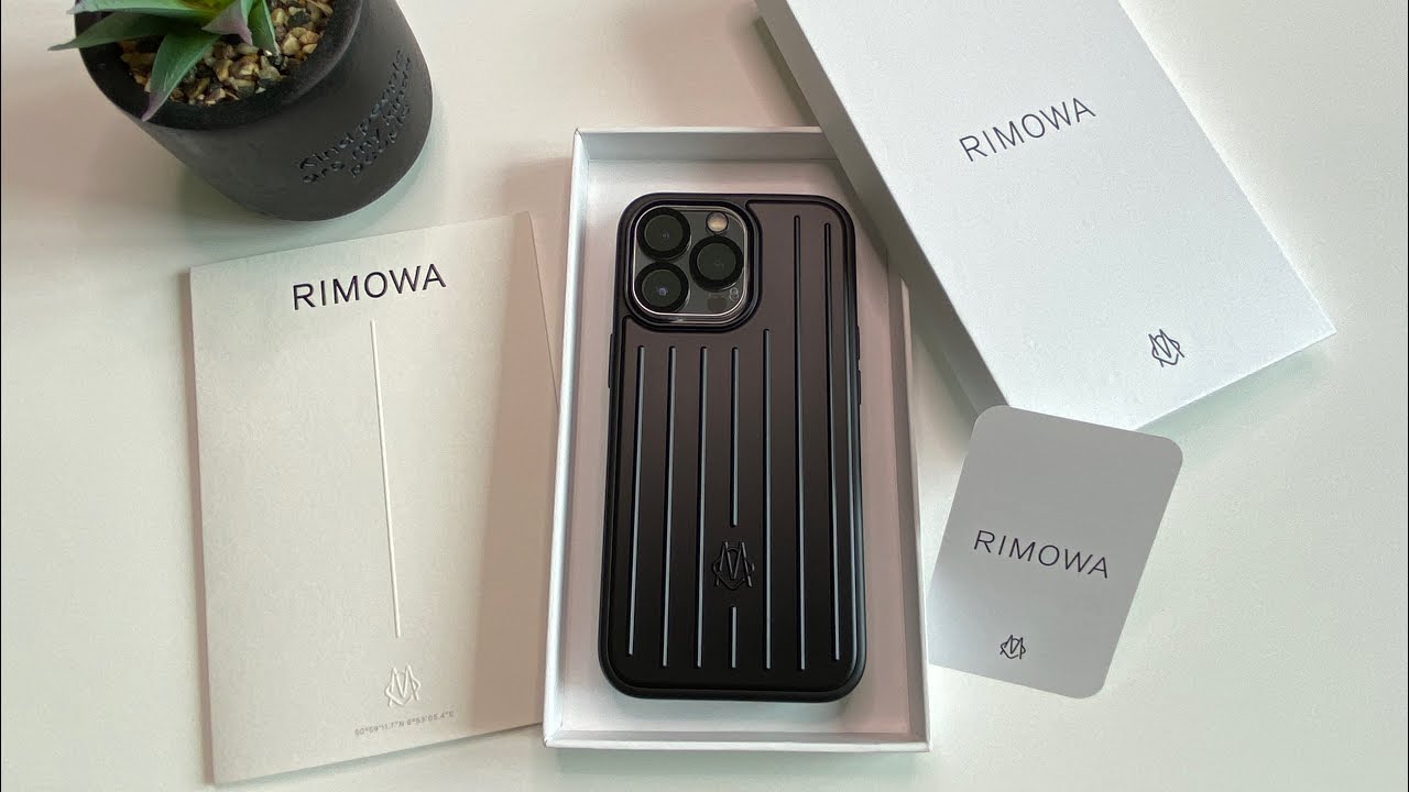 RIMOWA IPhone 13 Pro case - Polycarbonate Matte Black Unboxing‬