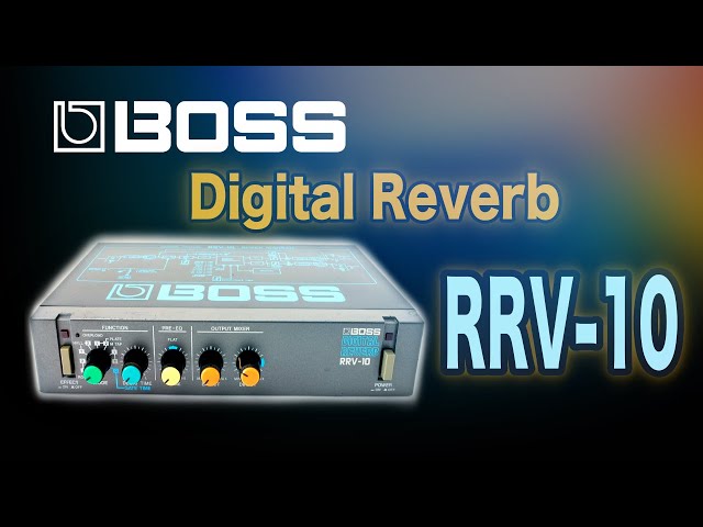 Boss Digital Reverb RRV-10 Sound Samples - YouTube