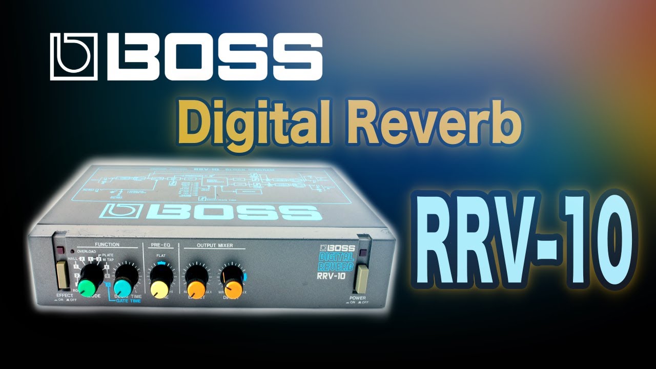Boss Digital Reverb RRV-10 Sound Samples - YouTube