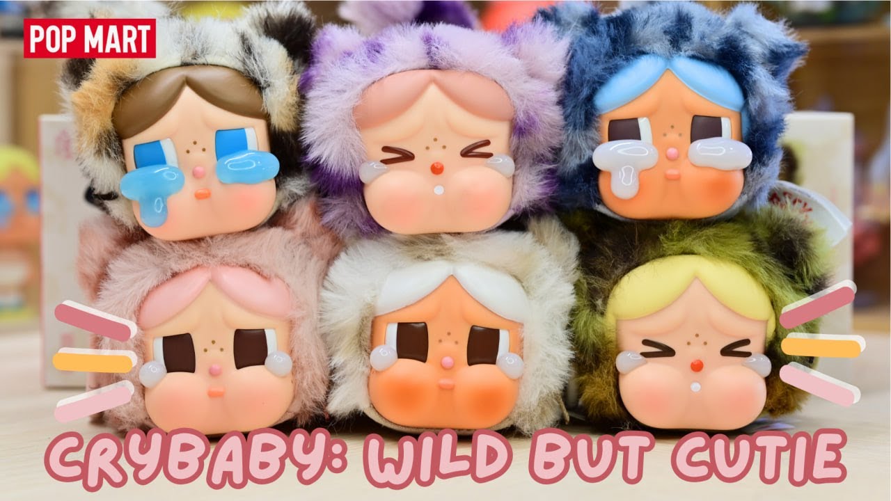 POP MART】CRYBABY: WILD BUT CUTIE | FULL SET UNBOXING (4K) - YouTube