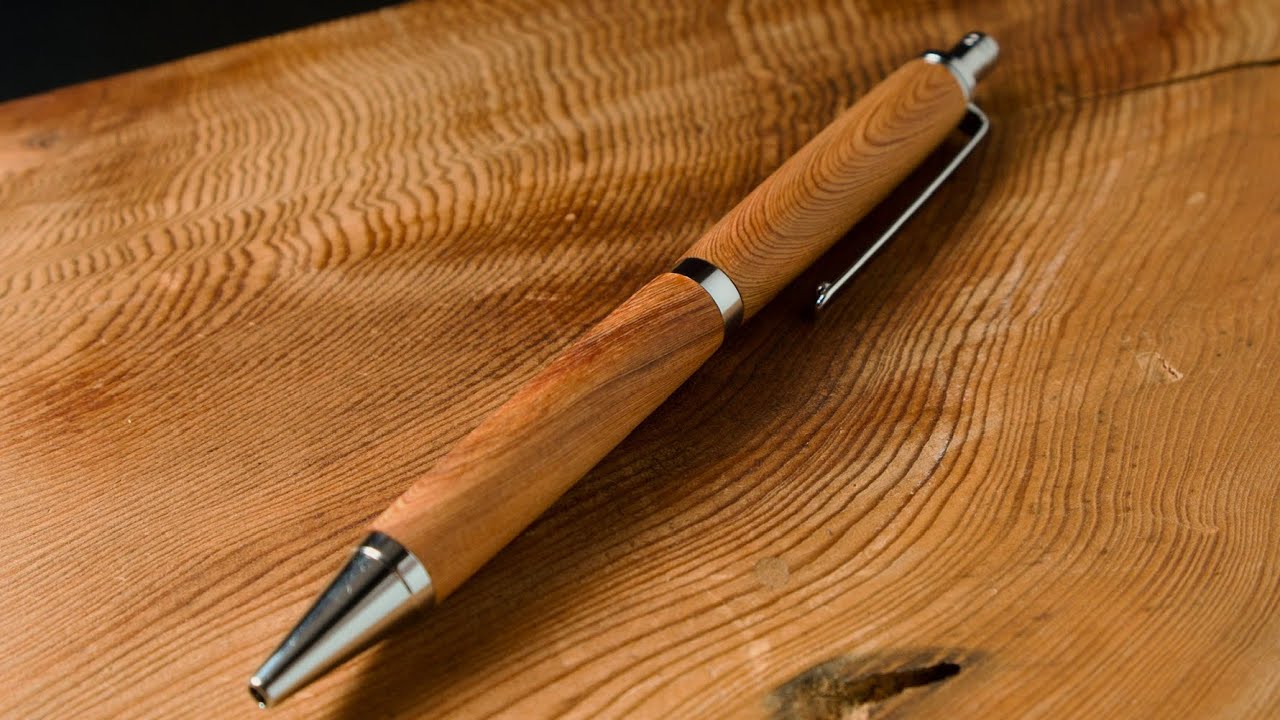 世界遺産 屋久杉のボールペン - YouTube