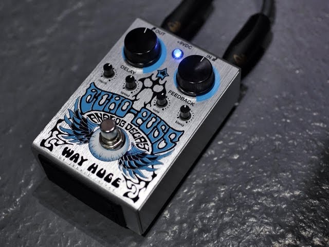 New Way Huge Echo-Puss Analog Delay pedal demo with Jeorge Tripps