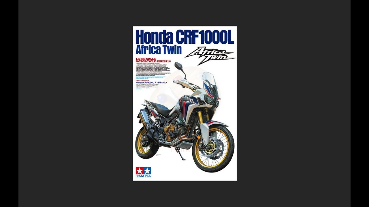 Tamiya 16042 1/6 Honda CRF1000L Africa Twin In Box Review - YouTube