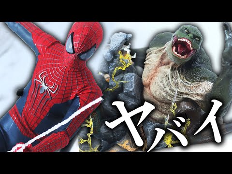 Hottoys Movie Masterpiece The Amazing Spider-Man & Lizard Diorama