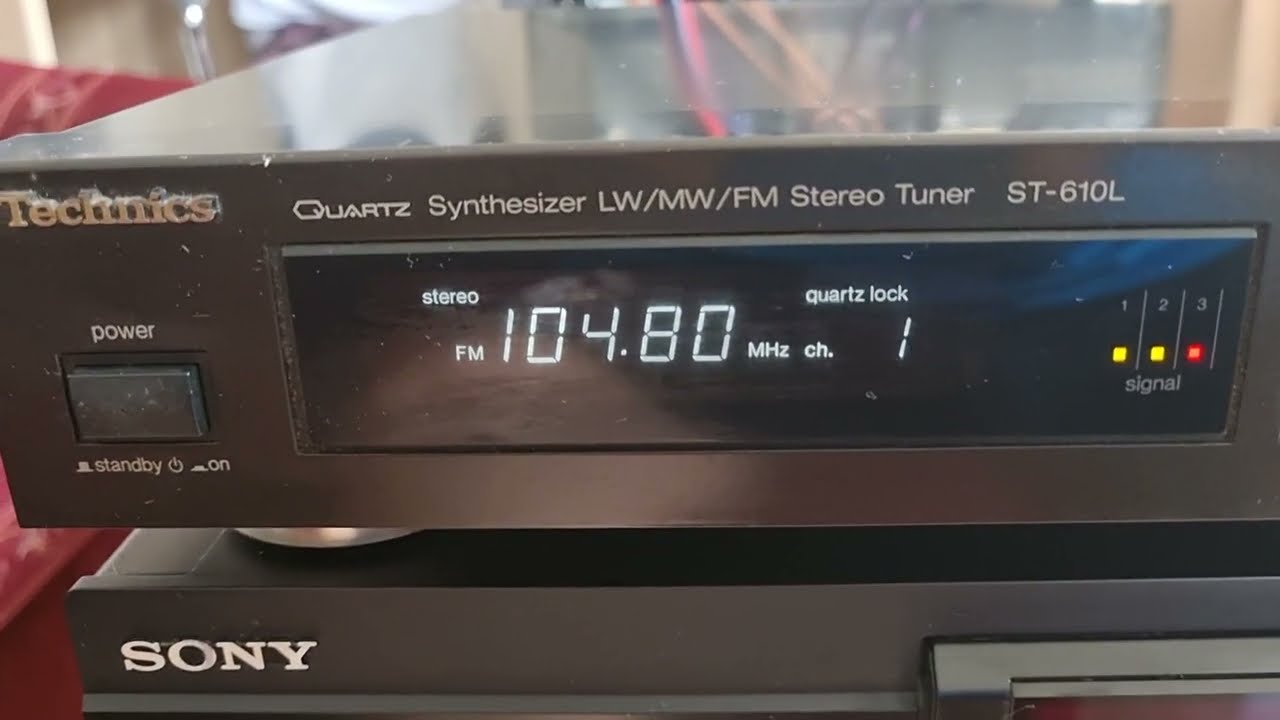 Technics st-610l made in Japan 1991 - YouTube