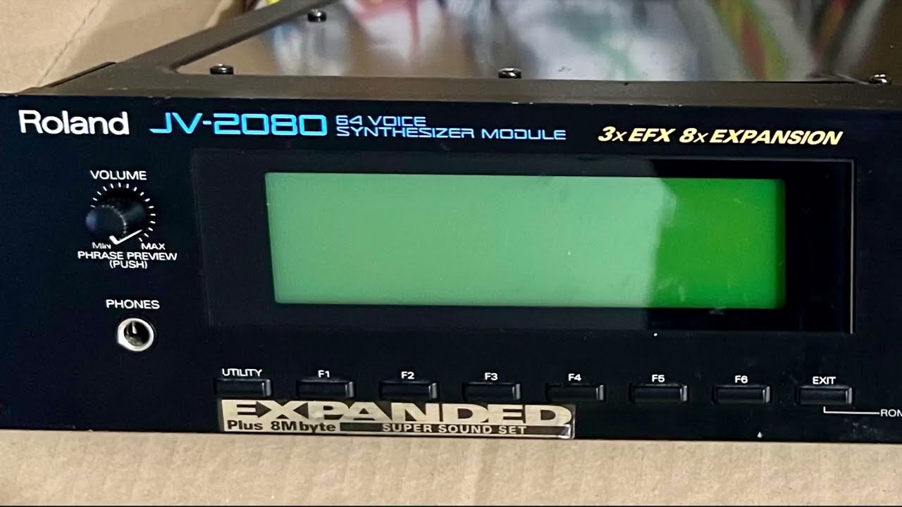 Roland 音源モジュール JV-2080 拡張ボード1枚搭載 Roland 音源