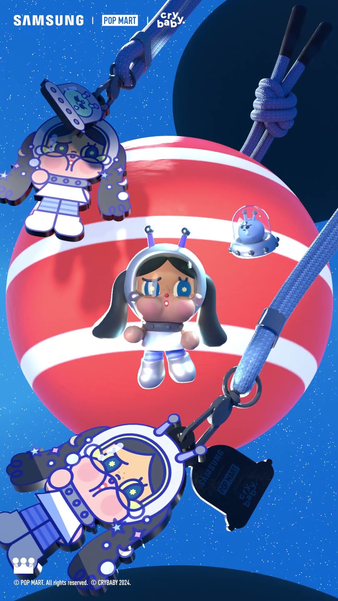 Crybaby Cry Me A Galaxy Figurine | TikTok 海外限定POPMART