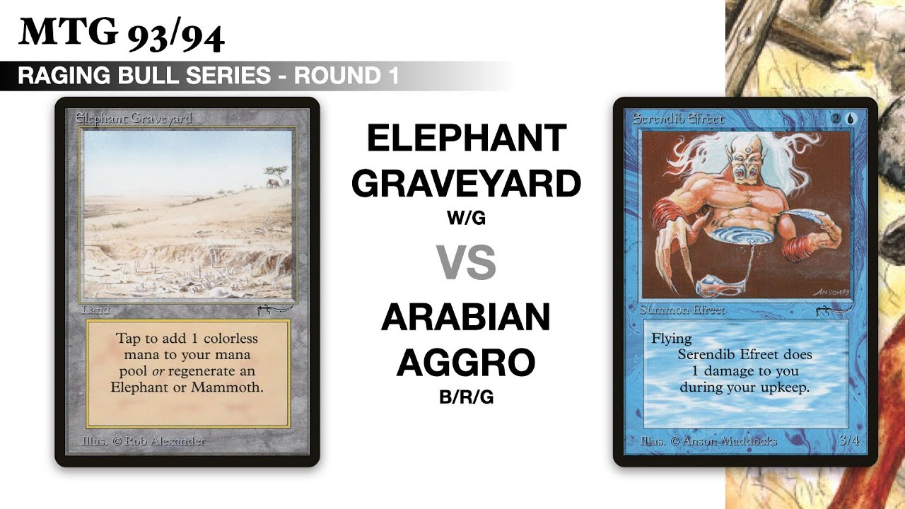 Elephant Graveyard アラビアンナイト MTG ELEPHANT GRAVEYARD Arabian