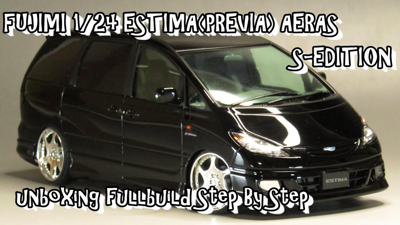 Unboxing Toyota Estima Aeras Fabulous 1/24 Aoshima - YouTube