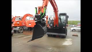 スーチールリスト製 チルトローテーターX18 日立ZX125W-6に取り付け