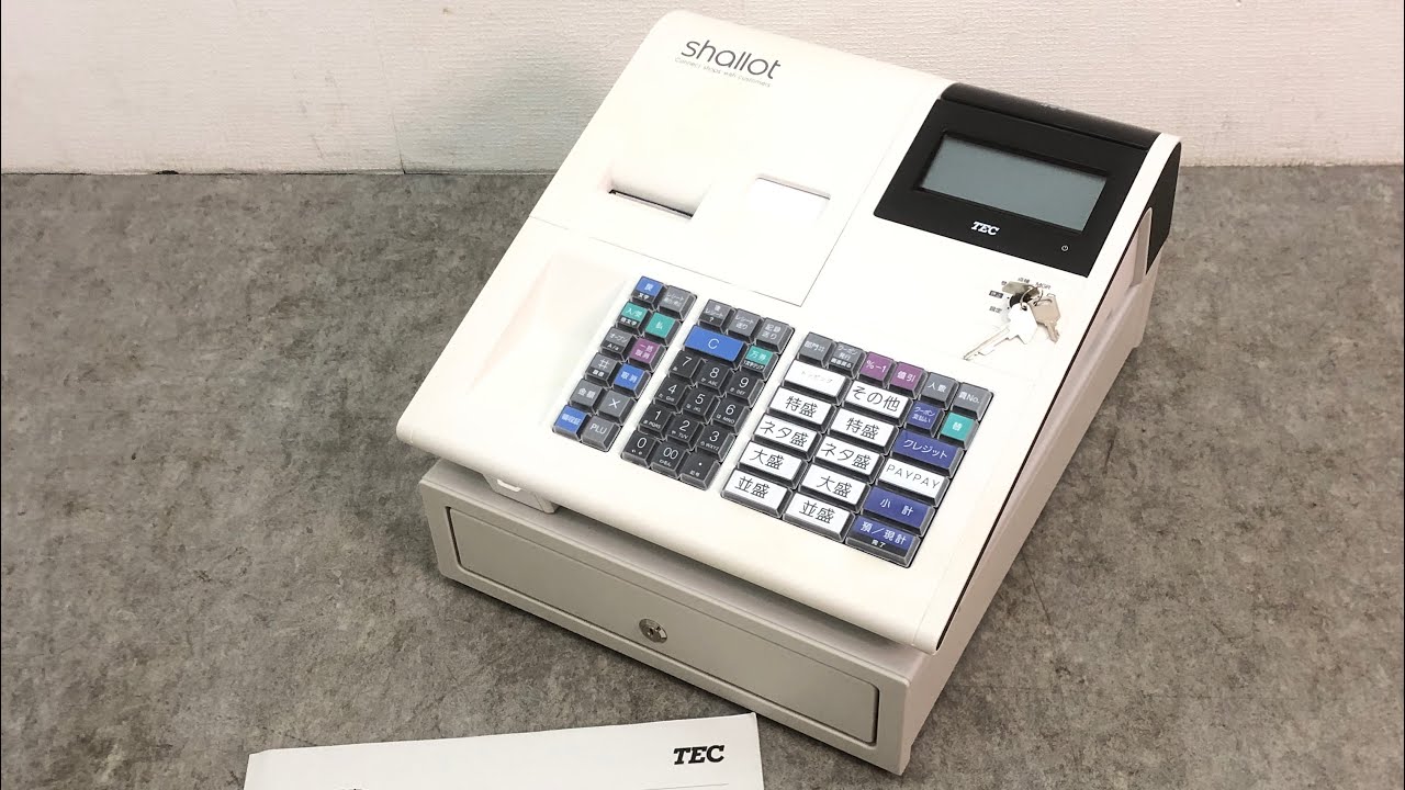 TEC/東芝テック 電子レジスター MA-500 shallotⅡ 5部門 レジ 店舗用品