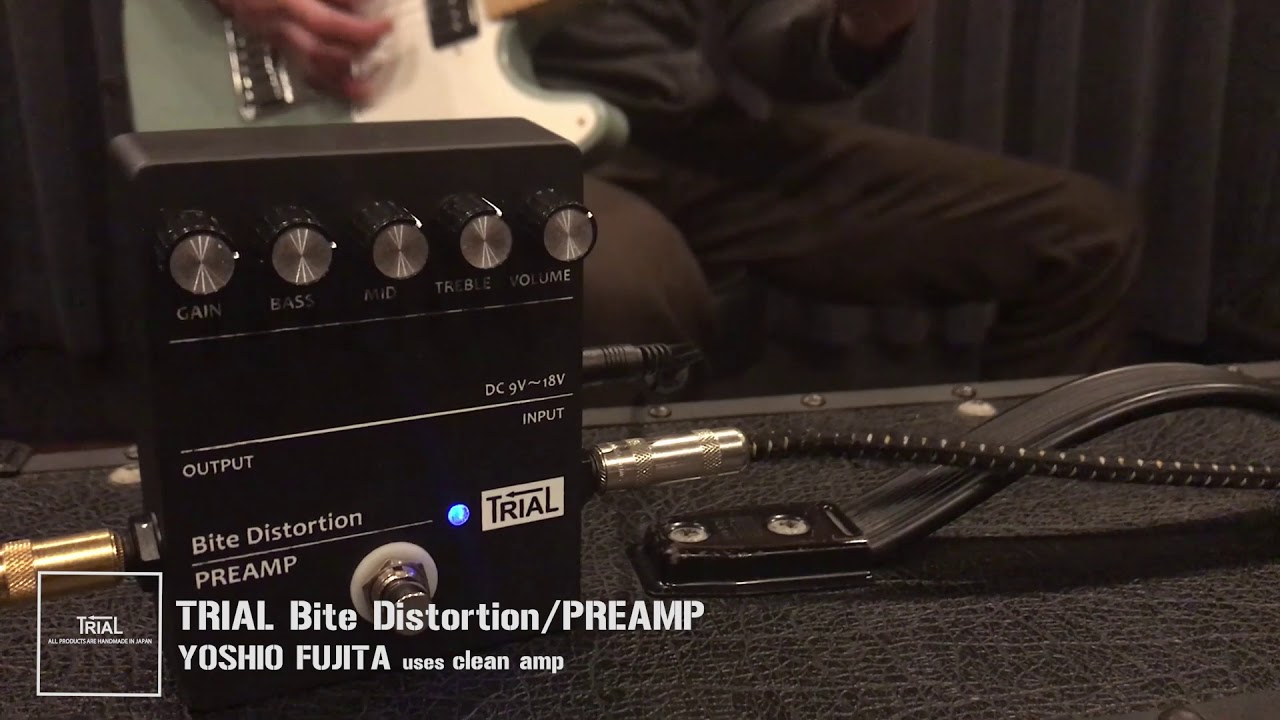 TRIAL Bite Distortion/PREAMP - Yoshio Fujita - Clean Amp - YouTube
