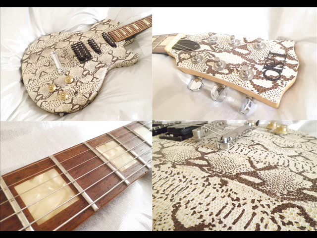 蛇革・パイソン風 SSH レスポール INORAN 瀧川一郎 LUNASEA CRAZE