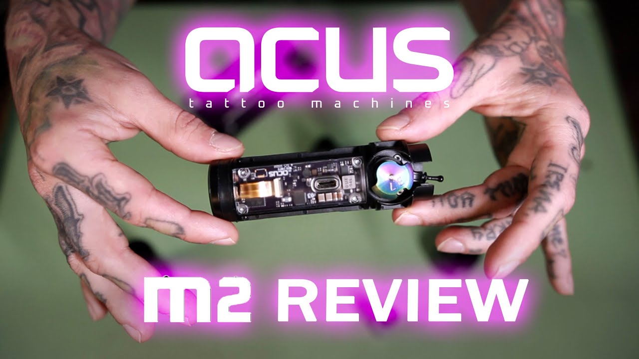 NEW ACUS M2 WIRELESS TATTOO MACHINE / UNBOXING / REVIEW - YouTube