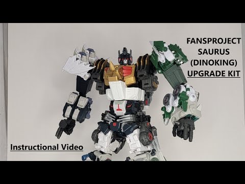 OLD Transformers Fansproject Saurus Dinoking Upgrade Kit