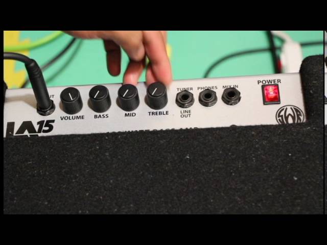 SWR LA15 Bass Combo Amplifier - YouTube