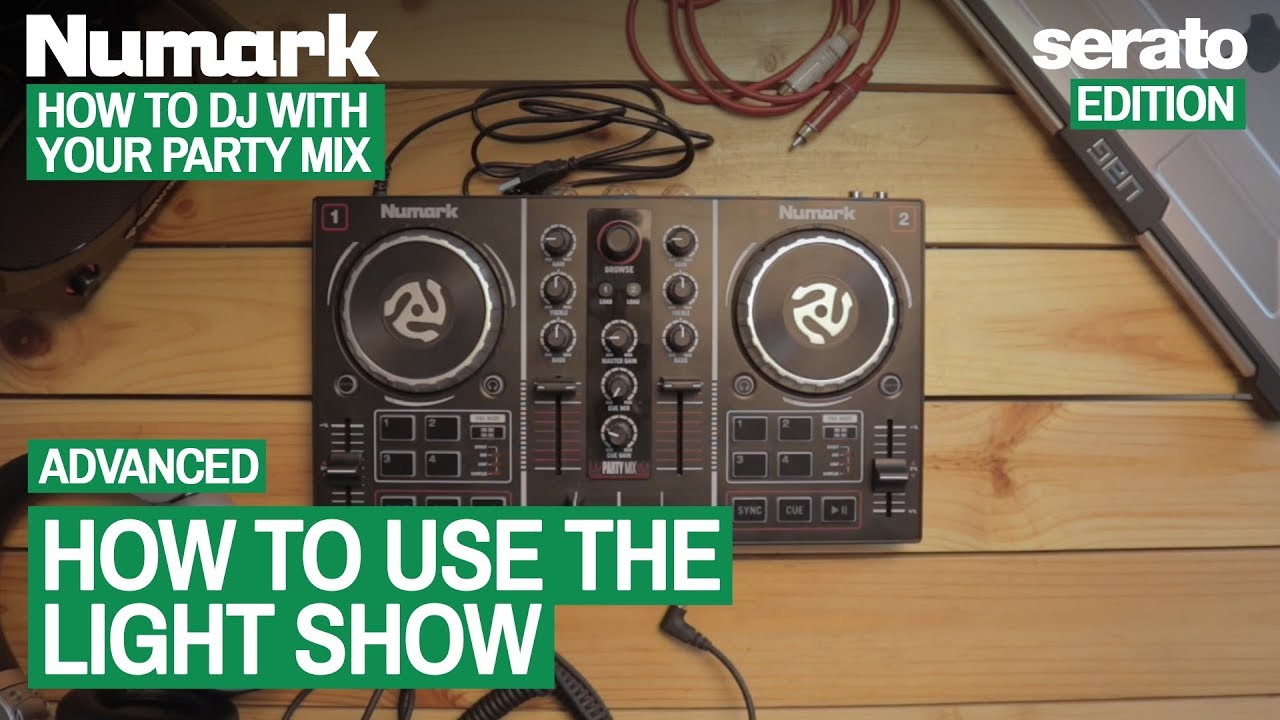 How To Use The Light Show - How To DJ With Your Numark Party Mix