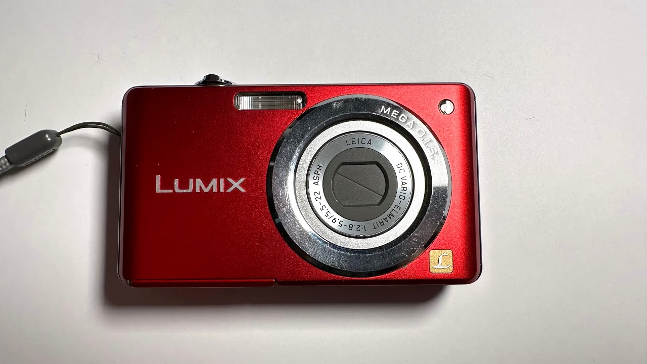 Panasonic Lumix DMC FS6 RED Digital Camera - YouTube
