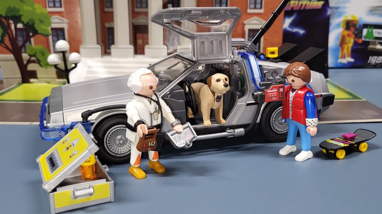Playmobil BTTF DELOREAN (PLAYMOBIL SET #70317) REVIEW - Back to