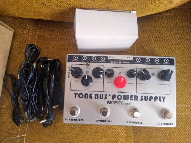 Tone bus power supply de Mosky: Dyna Comp + TS9 + OCD + Fuente de