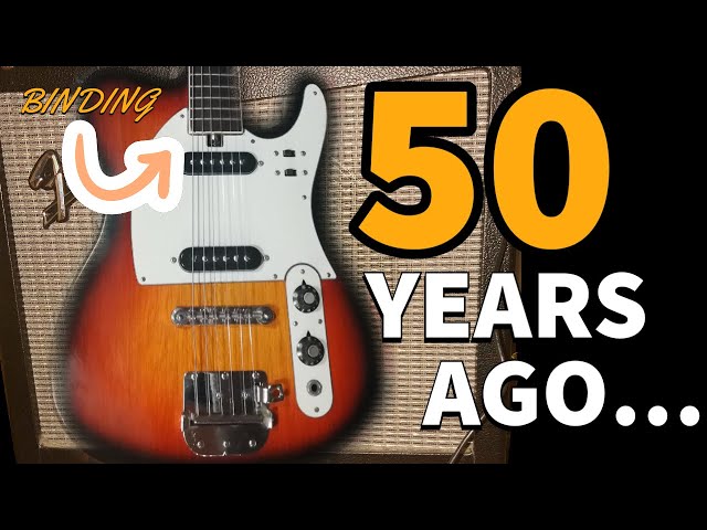 1970s japanese Teisco Telecaster Guitar (with Binding 🫢) - YouTube