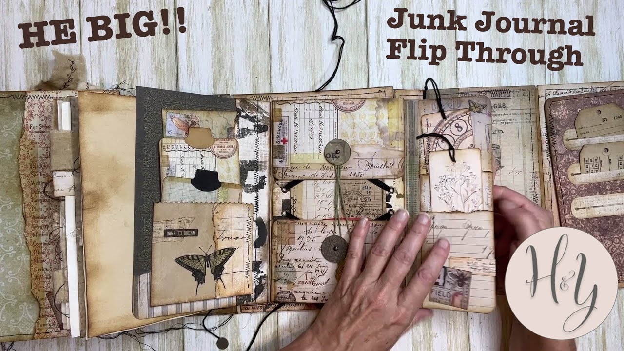 Amimi♪ジャンクジャーナル風☆Bee&butterfly Decorating the