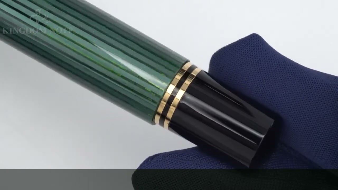 1950年代 極美品 ペリカン 400 緑縞 M 万年筆 専用【美品】万年筆 PELIKAN