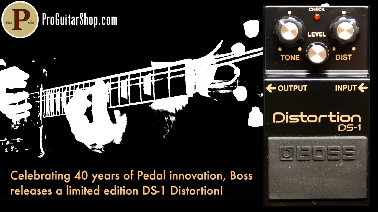 BOSS DS-1-4A 40th Anniversary Modelをレビュー！現行品よりも