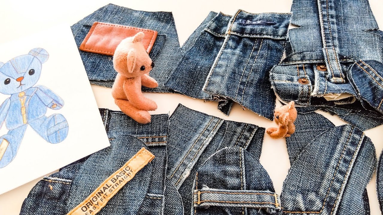 バギーズジーンズベア nao's デニムを履いたくまのぬいぐるみ レトロ