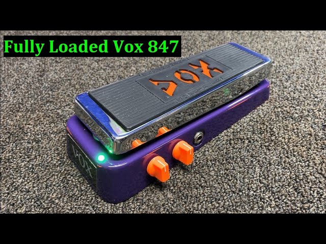 How to fully mod a Vox Wah 847 - YouTube