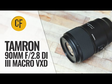 Tamron 90mm f/2.8 Di III Macro VXD lens review - YouTube