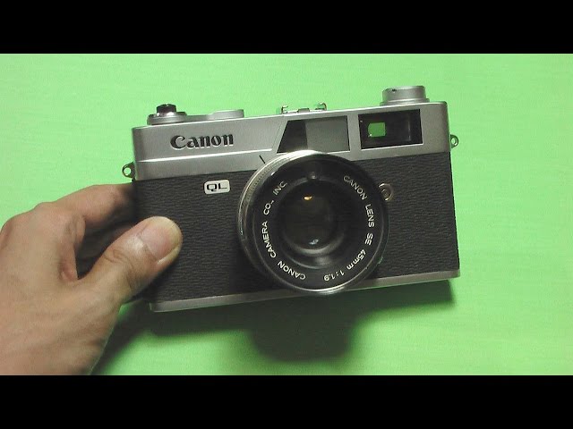 キャノン キャノネットQL19の使い方 CANON CANONET QL19 How to use