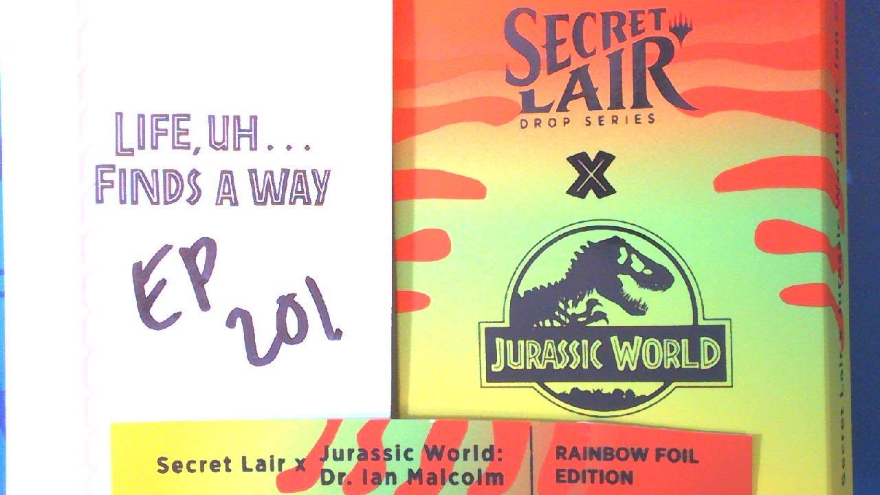 Secret Lair x Jurassic World: Dr. Ian Malcolm Rainbow Foil Edition