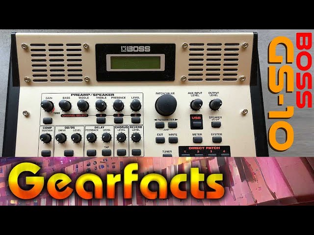 The mad sounds of the BOSS GS-10 multi effects console! Revisited