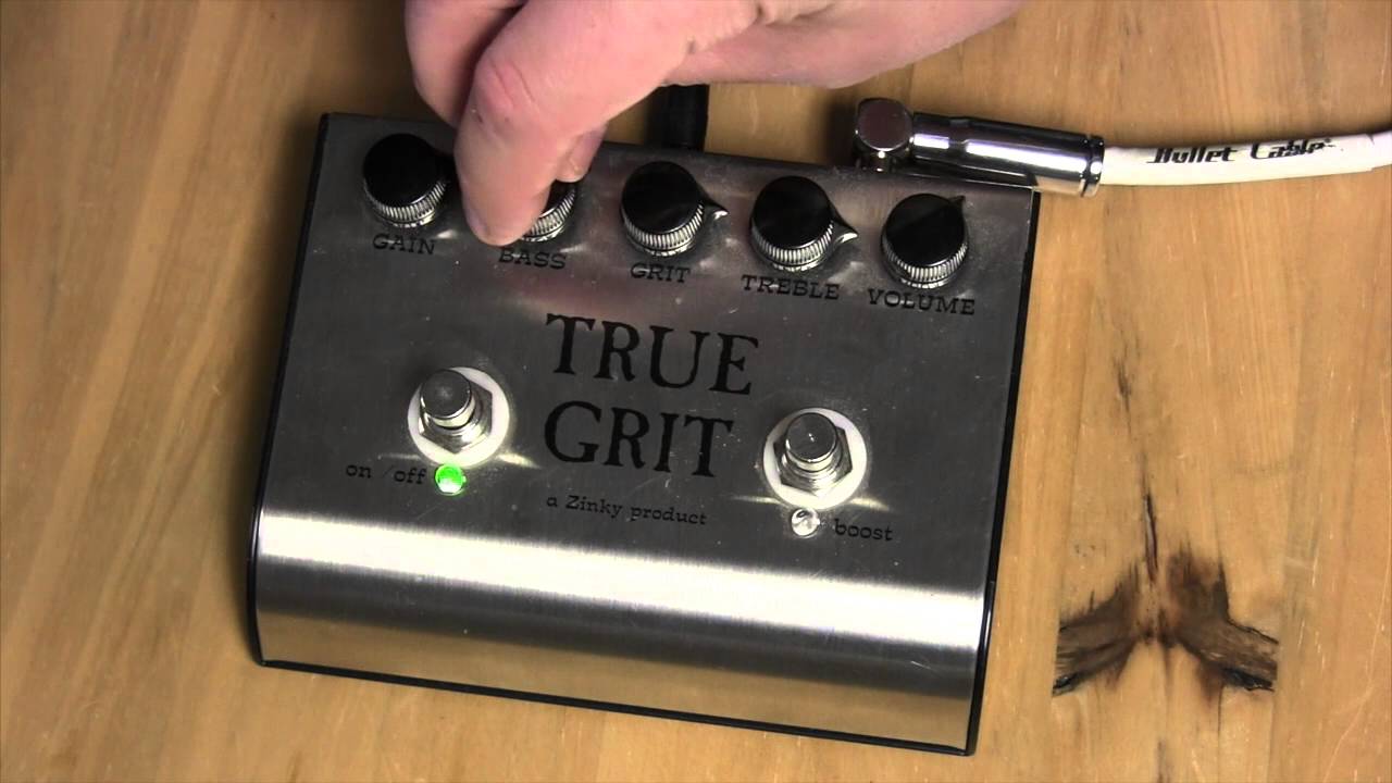 Zinky True Grit Overdrive Guitar Effect Demo - YouTube