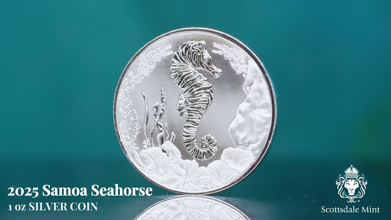 2021年サモア「タツノオトシゴ・シーホース」純銀 1オンス 2021 Samoa