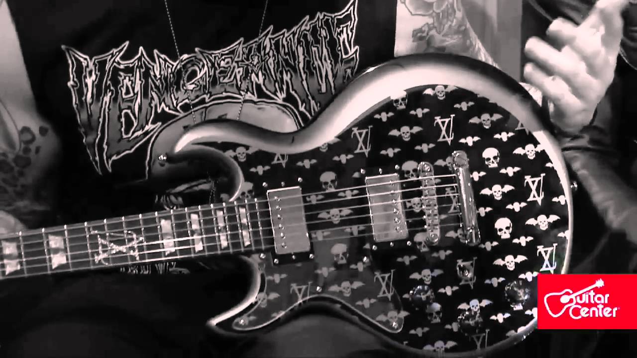 A7X's Synyster Gates and Zacky V's Schecter Custom Guitars - YouTube