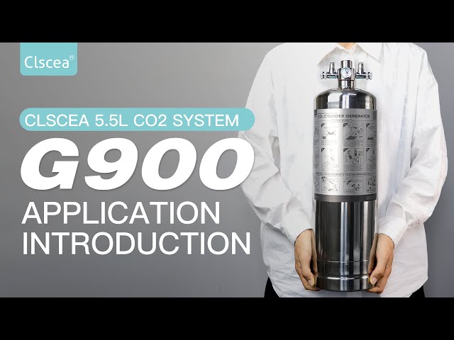 Clscea 5.5 liter CO2 system G900 aplication - YouTube