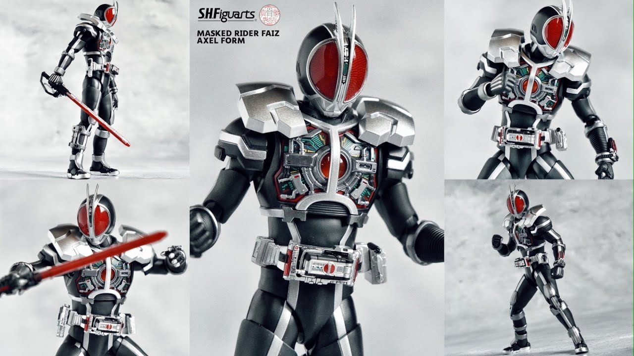 真骨彫製法 仮面ライダーファイズ アクセルフォーム Amazon.co.jp: S H