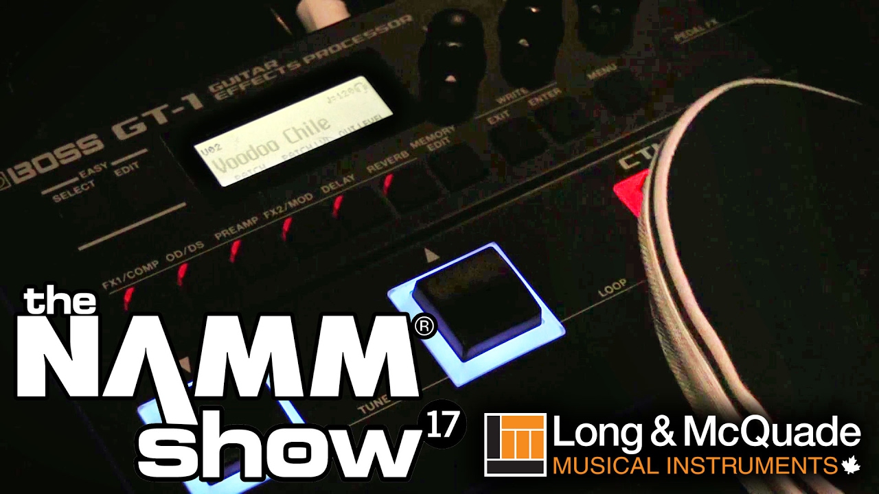L&M @ NAMM 2017: Boss GT-1 [Product Demo] - YouTube