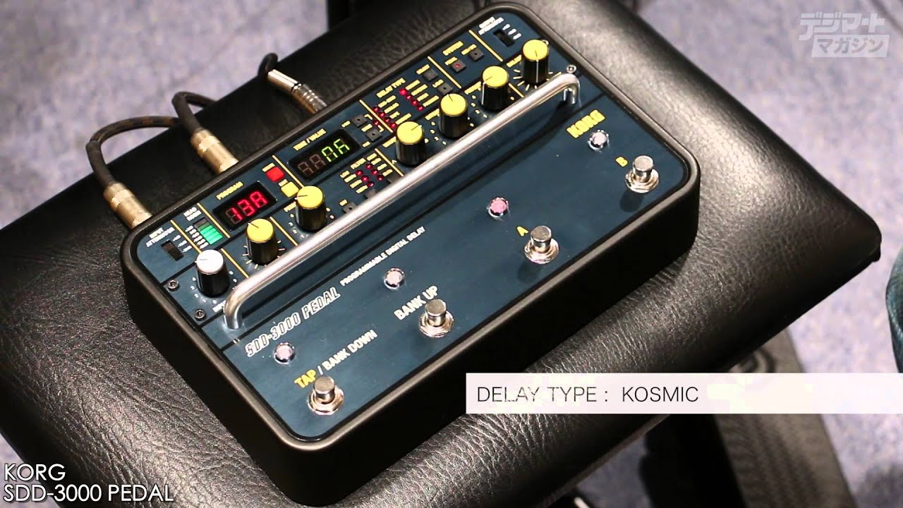 KORG / SDD-3000 PEDAL [Digimart Product Review] - YouTube