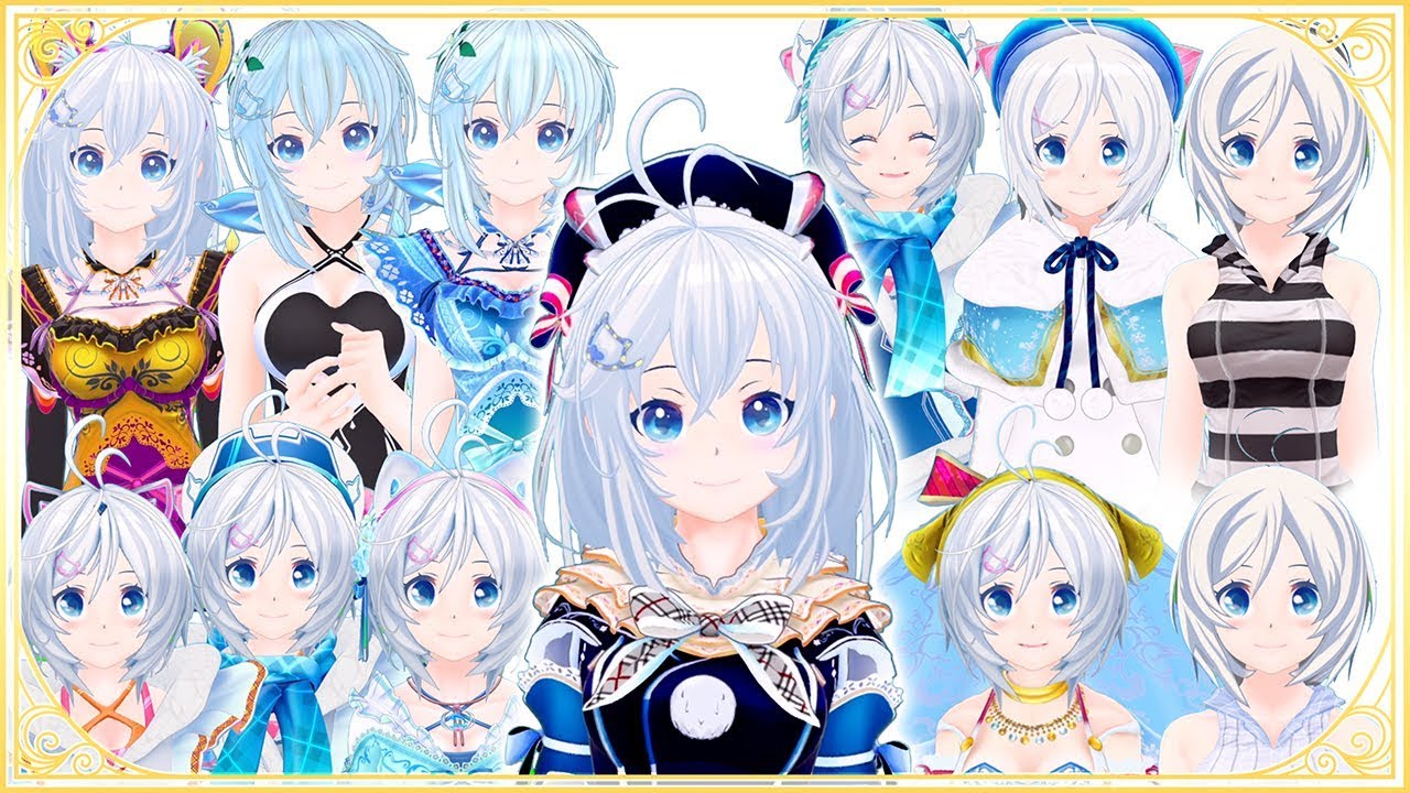 ④ Vtuber 電脳少女シロ色紙