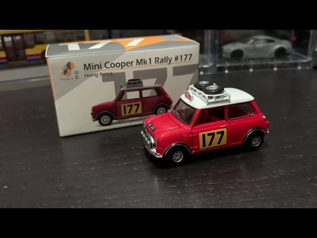 微影 Tiny Mini Cooper Mk1 Rally #177 unboxing ミニ クーパー