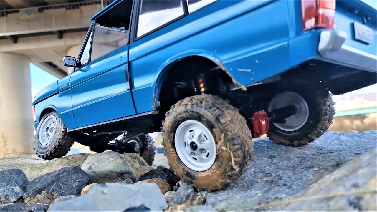 SCX10 II Range Rover Classic Light Mud Off-Road ASMR 래인지로버