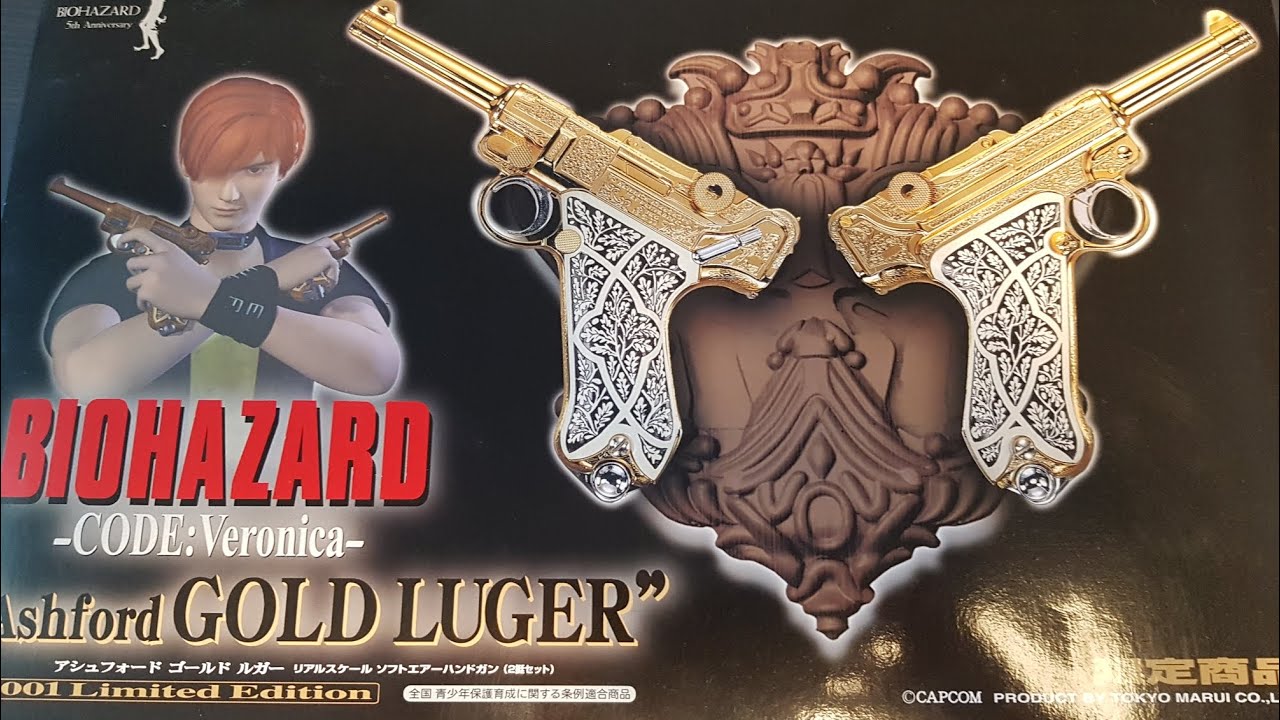 Resident Evil Code Veronica Ashford Gold Luger review biohazard
