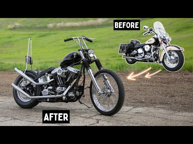 Building a Big Twin EVO Chopper in 15 Minutes - YouTube