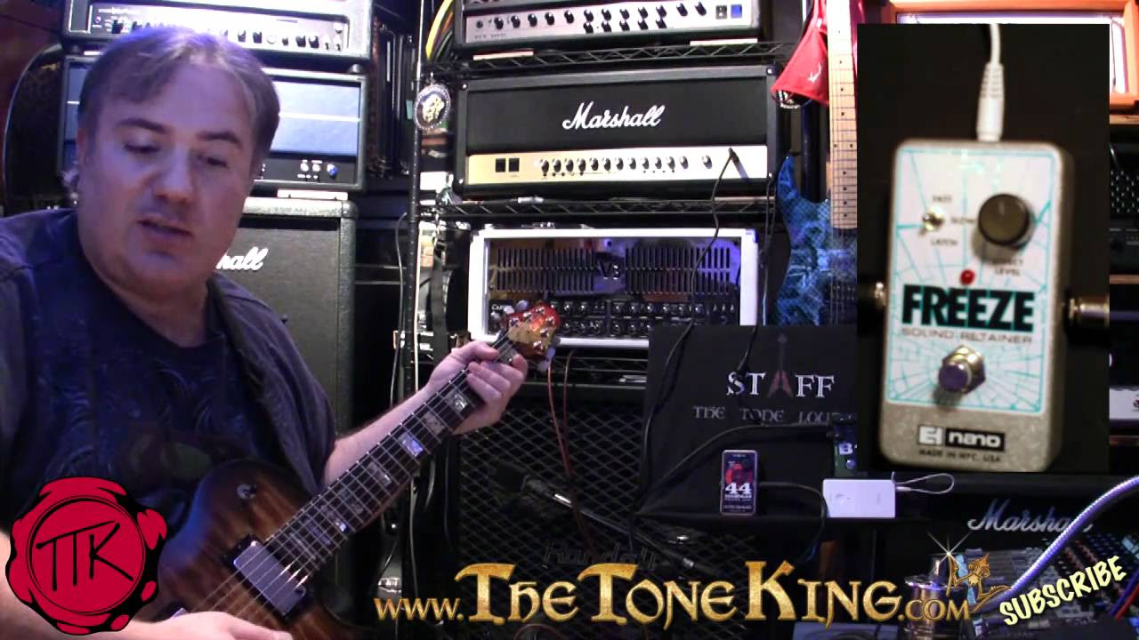 Electro-Harmonix FREEZE - EHX Pedal Demo & Review - YouTube