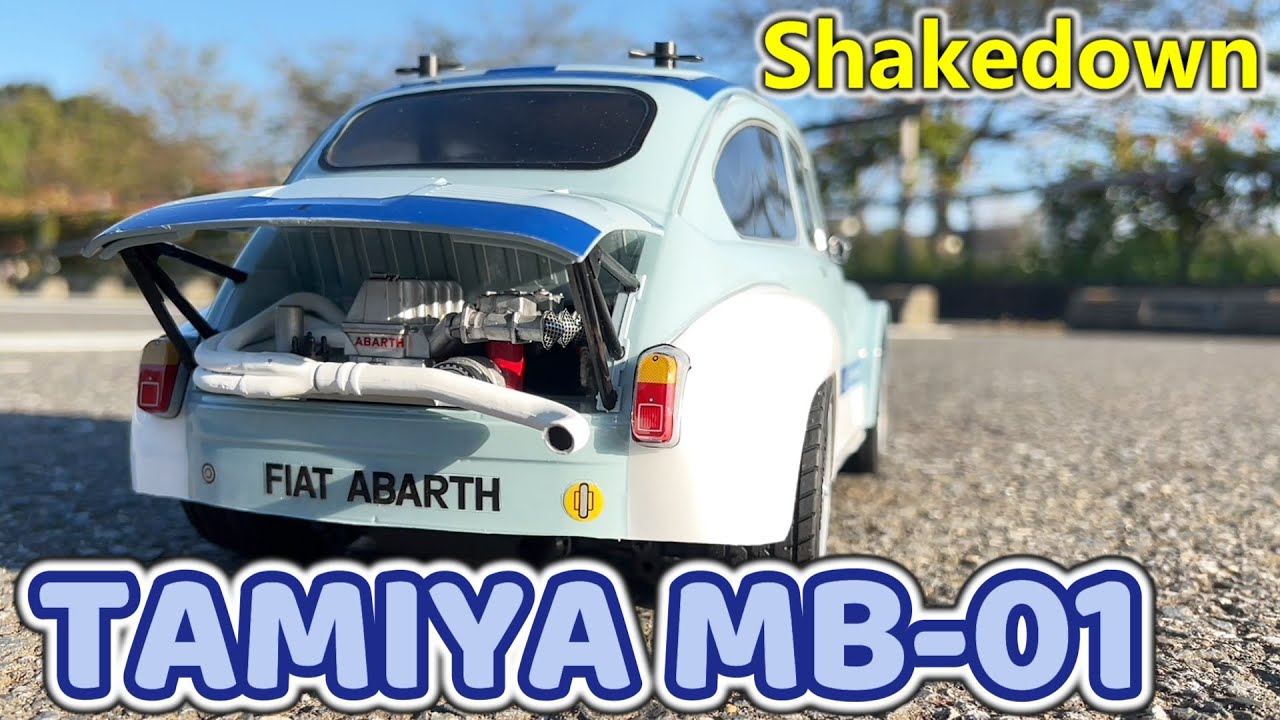 MB-01/#9]TAMIYA MB-01 Shakedown!! / FIAT ABARTH 1000 TCR BERLINA