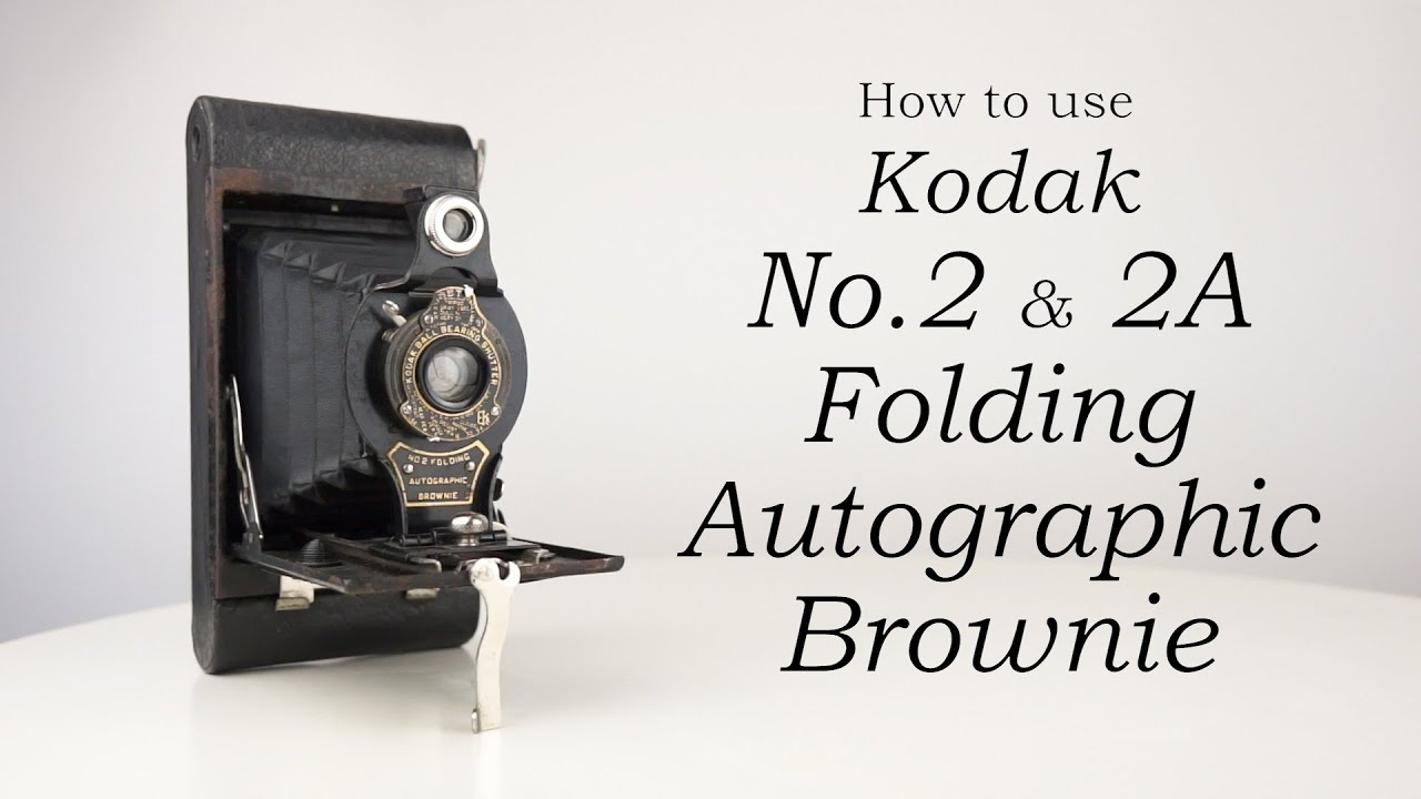 Kodak No. 2 and No. 2A Folding Autographic Brownie: How to use